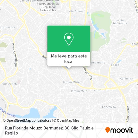 Rua Florinda Mouzo Bermudez, 80 mapa