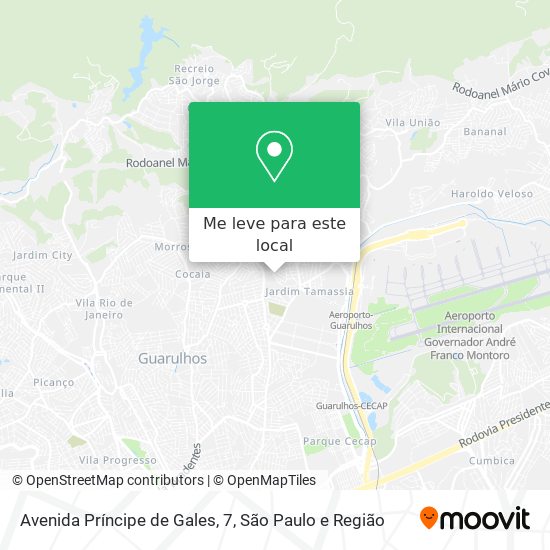 Avenida Príncipe de Gales, 7 mapa
