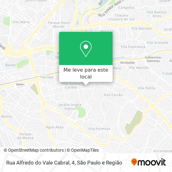 Rua Alfredo do Vale Cabral, 4 mapa