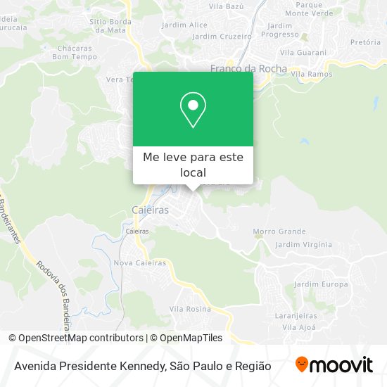 Avenida Presidente Kennedy mapa