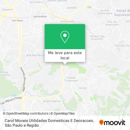 Carol Moveis Utilidades Domesticas E Deoracoes mapa