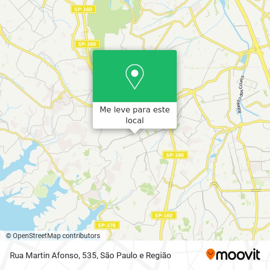 Rua Martin Afonso, 535 mapa