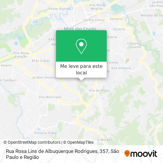 Rua Rosa Lins de Albuquerque Rodrigues, 357 mapa