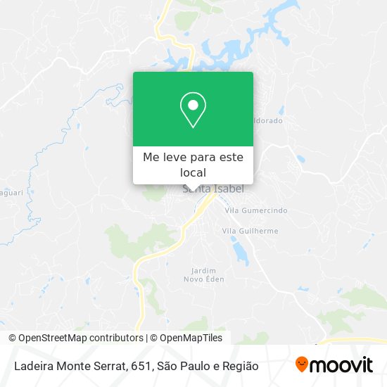 Ladeira Monte Serrat, 651 mapa