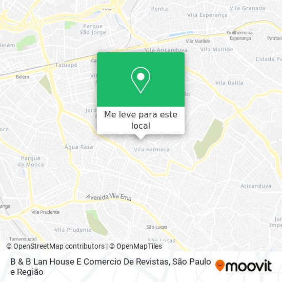 B & B Lan House E Comercio De Revistas mapa