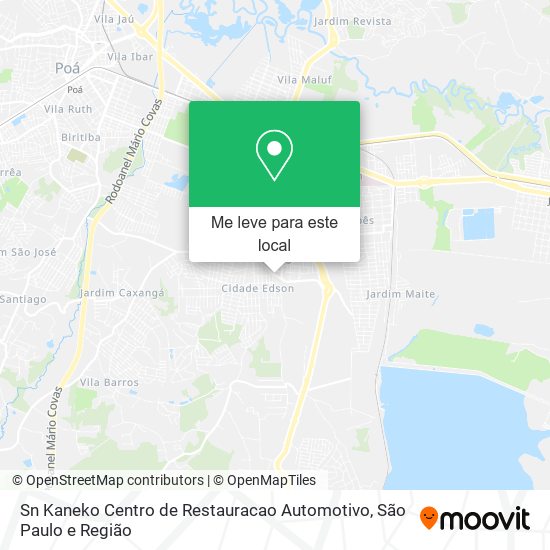 Sn Kaneko Centro de Restauracao Automotivo mapa