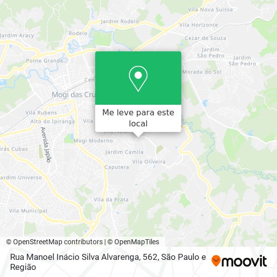 Rua Manoel Inácio Silva Alvarenga, 562 mapa