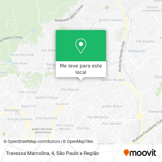 Travessa Marcolina, 4 mapa