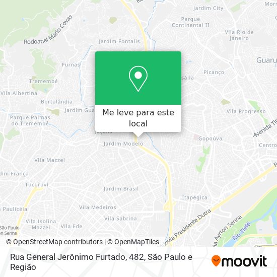 Rua General Jerônimo Furtado, 482 mapa
