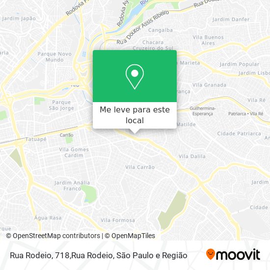 Rua Rodeio, 718,Rua Rodeio mapa