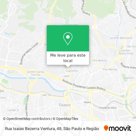 Rua Isaias Bezerra Ventura, 48 mapa