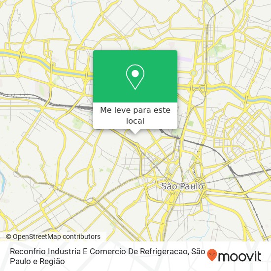 Reconfrio Industria E Comercio De Refrigeracao, Rua Doutor Carvalho de Mendonça, 55 Santa Cecília São Paulo-SP 01201-010 mapa