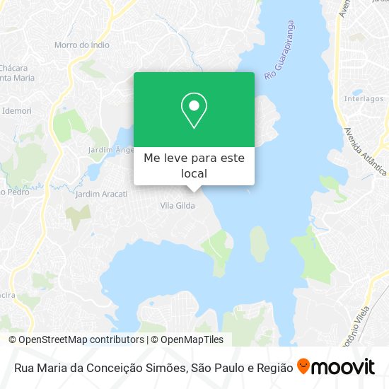 Rua Maria da Conceição Simões mapa
