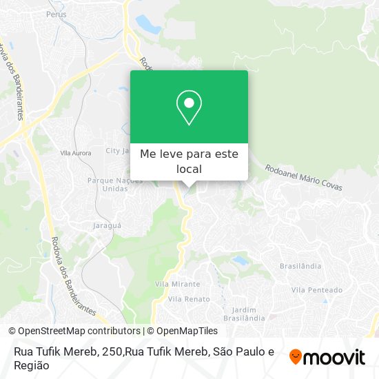 Rua Tufik Mereb, 250,Rua Tufik Mereb mapa