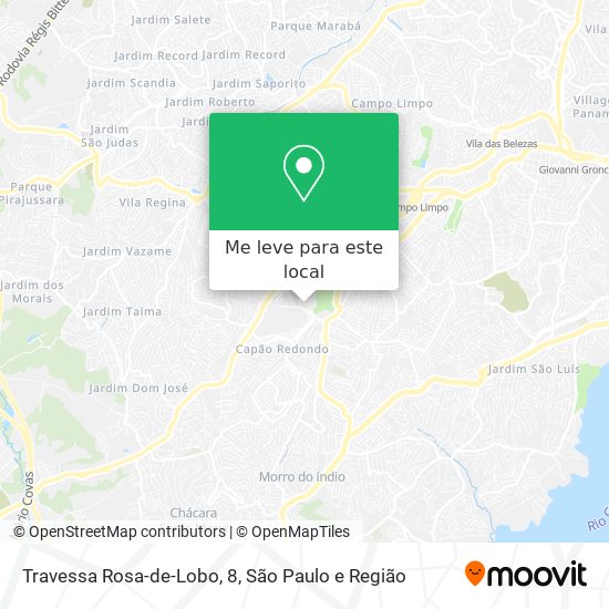 Travessa Rosa-de-Lobo, 8 mapa