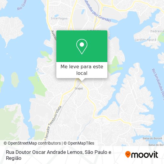 Rua Doutor Oscar Andrade Lemos mapa