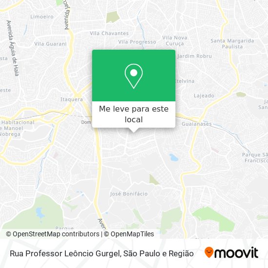 Rua Professor Leôncio Gurgel mapa