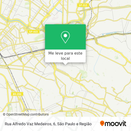 Rua Alfredo Vaz Medeiros, 6 mapa