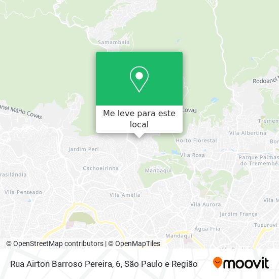 Rua Airton Barroso Pereira, 6 mapa