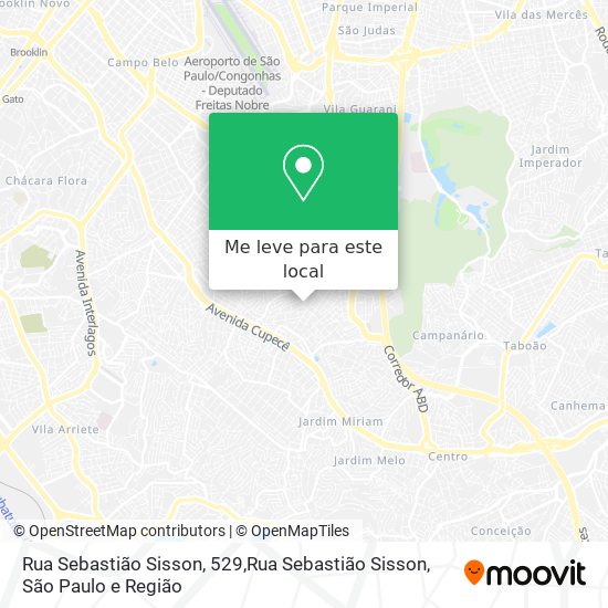 Rua Sebastião Sisson, 529,Rua Sebastião Sisson mapa