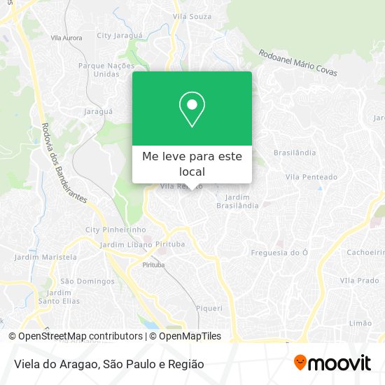 Viela do Aragao mapa