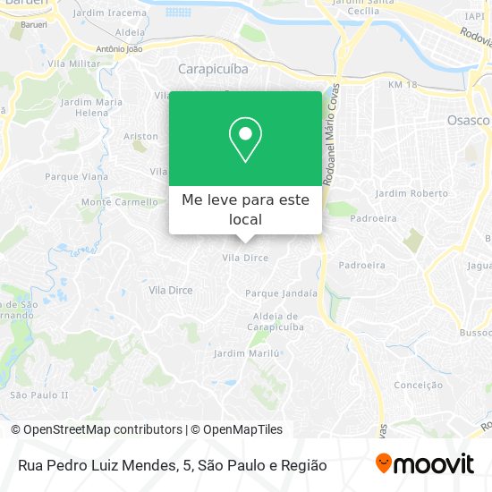 Rua Pedro Luiz Mendes, 5 mapa