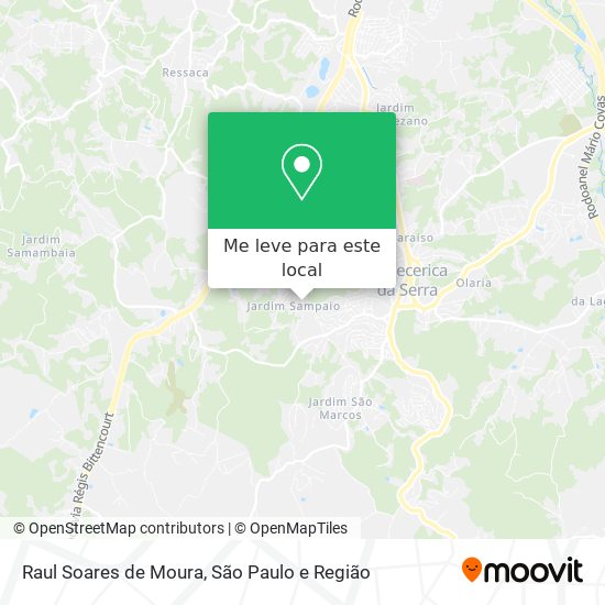 Raul Soares de Moura mapa
