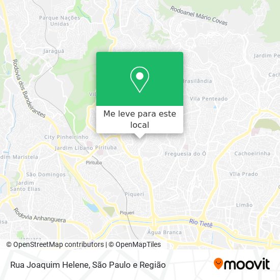 Rua Joaquim Helene mapa
