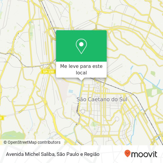 Avenida Michel Saliba, Ipiranga São Paulo-SP mapa