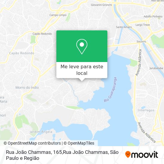 Rua João Chammas, 165,Rua João Chammas mapa