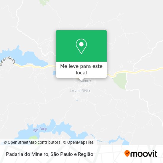 Padaria do Mineiro mapa