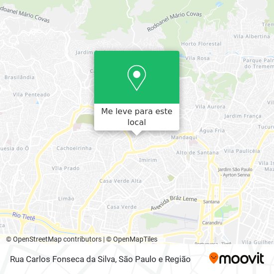 Rua Carlos Fonseca da Silva mapa