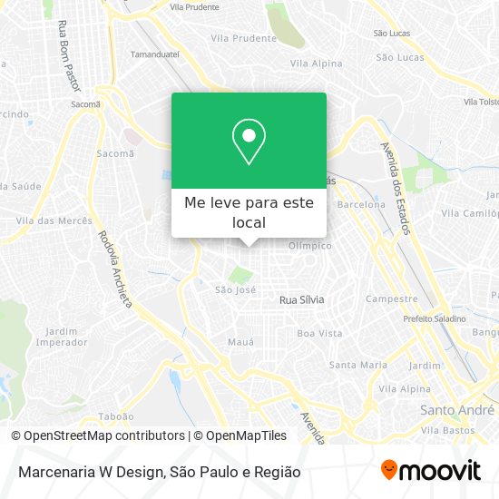 Marcenaria W Design mapa