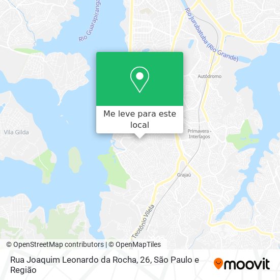 Rua Joaquim Leonardo da Rocha, 26 mapa