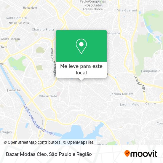 Bazar Modas Cleo mapa