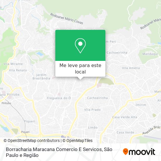 Borracharia Maracana Comercio E Servicos mapa