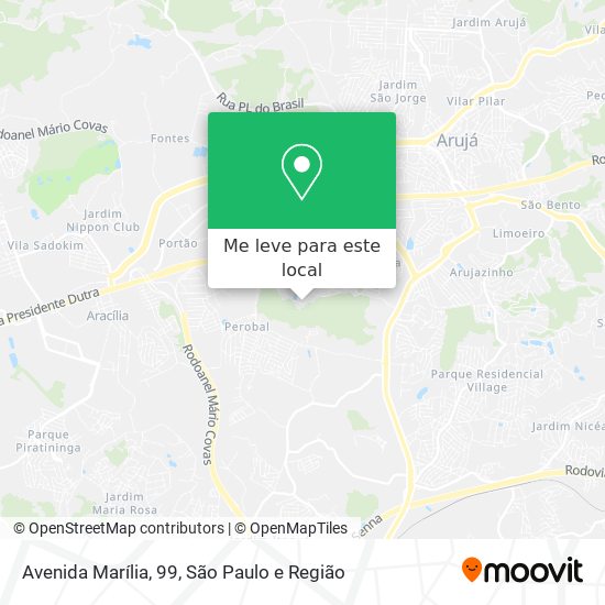Avenida Marília, 99 mapa