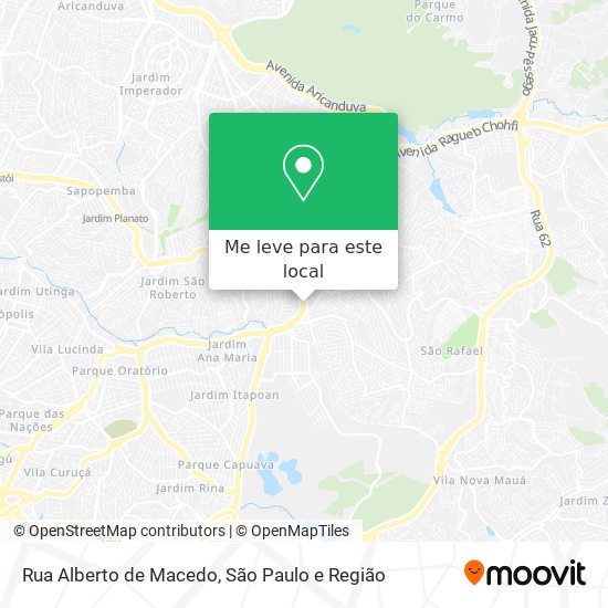 Rua Alberto de Macedo mapa