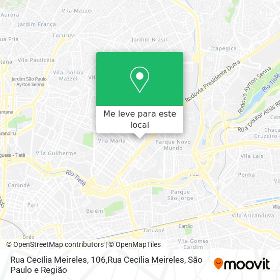 Rua Cecília Meireles, 106,Rua Cecília Meireles mapa