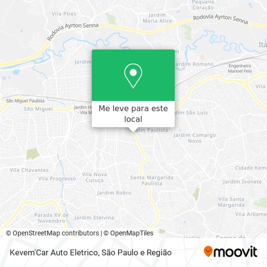 Kevem'Car Auto Eletrico mapa