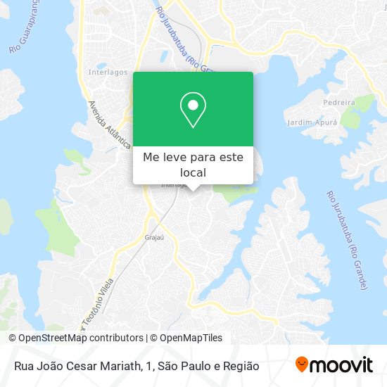 Rua João Cesar Mariath, 1 mapa