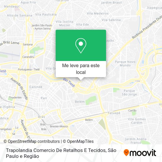 Trapolandia Comercio De Retalhos E Tecidos mapa