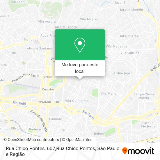 Rua Chico Pontes, 607,Rua Chico Pontes mapa