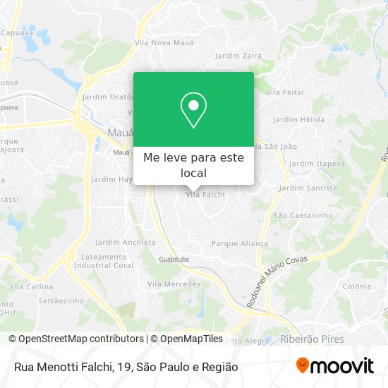 Rua Menotti Falchi, 19 mapa