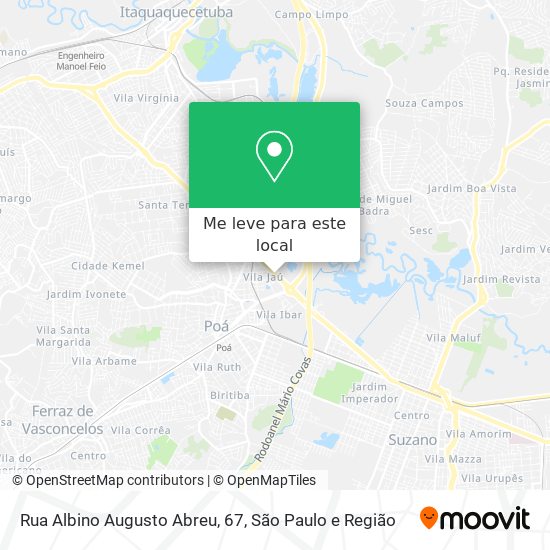 Rua Albino Augusto Abreu, 67 mapa