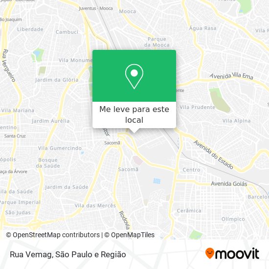 Rua Vemag mapa