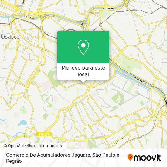 Comercio De Acumuladores Jaguare mapa