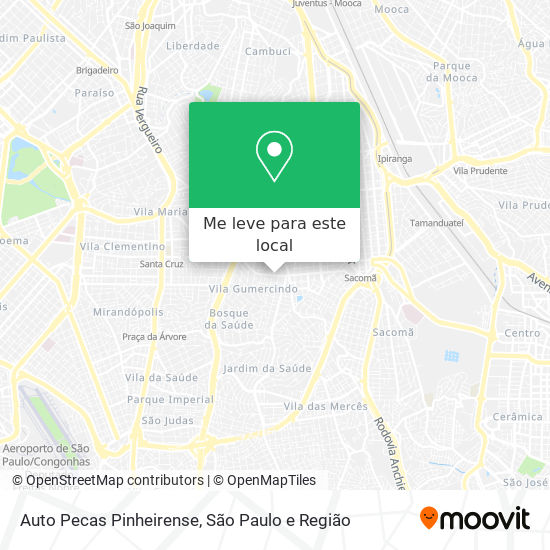 Auto Pecas Pinheirense mapa