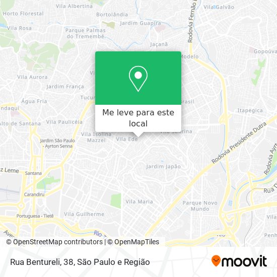 Rua Bentureli, 38 mapa