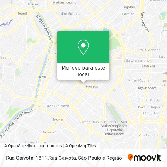 Rua Gaivota, 1811,Rua Gaivota mapa